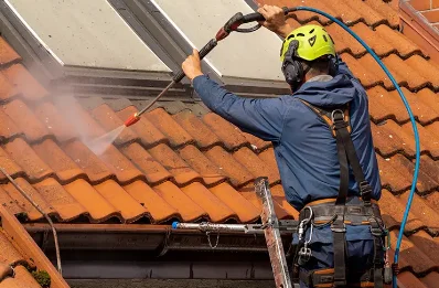 Démoussage et hydrofuge de toiture à Grand-Croix